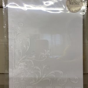Vintage Paint Stencil minta - Sarok inda 26x20cm