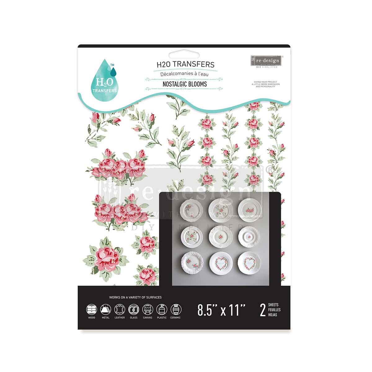 Redesign H2O Transzferfólia - Nostalgic Blooms - Image 3