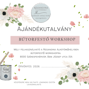 Regandina Ajándékutalvány - bútorfestő workshopra