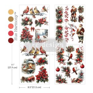 Redesign Transzferfólia PLUS Middy - Feathered Noel