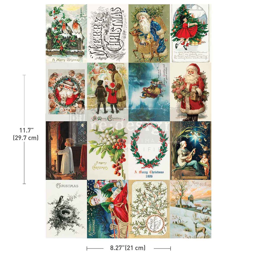 Redesign A4 Dekupázs Fiber - Season's Greetings From The Past