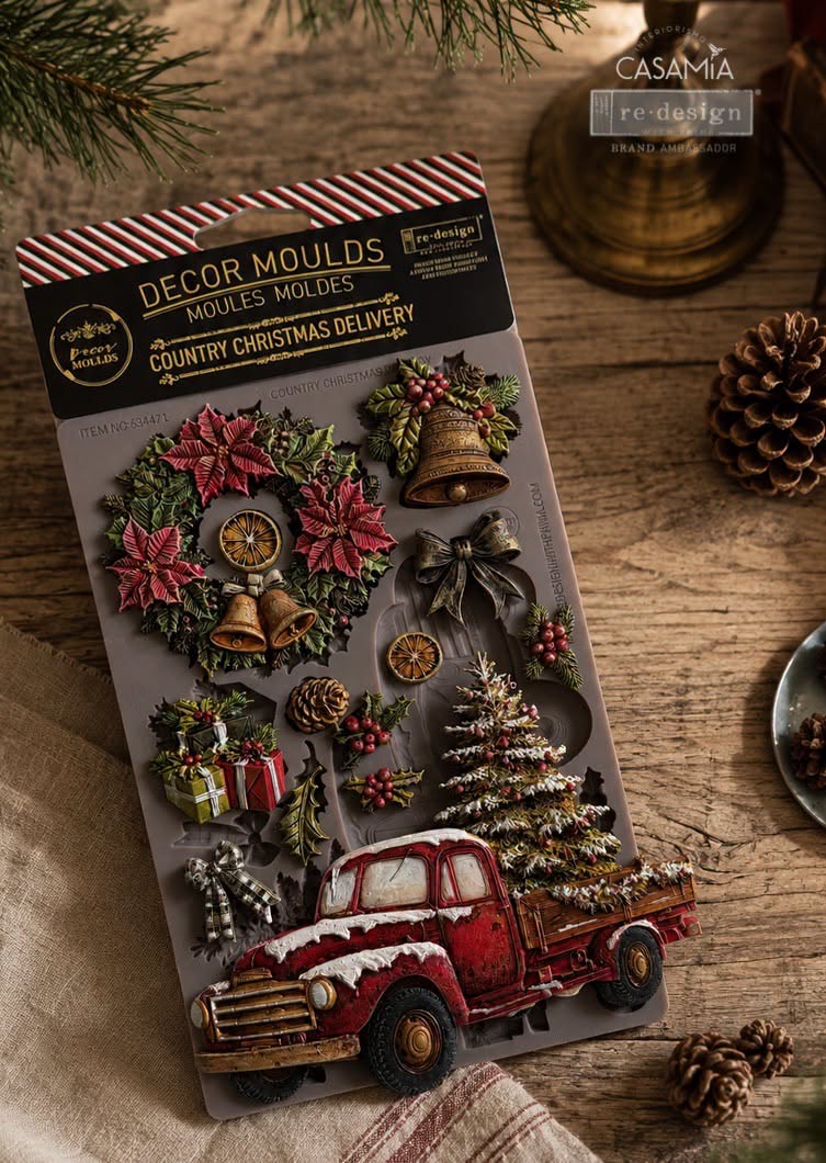Redesign szilikon öntőforma - Country Christmas Delivery - Image 6