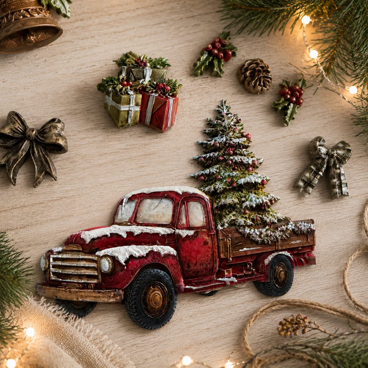 Redesign szilikon öntőforma - Country Christmas Delivery - Image 4